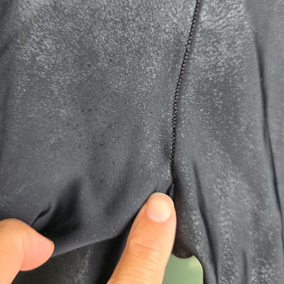 SPANX Faux Leather Legging- Black-sz 2xl Shimmery - Picture 11 of 15